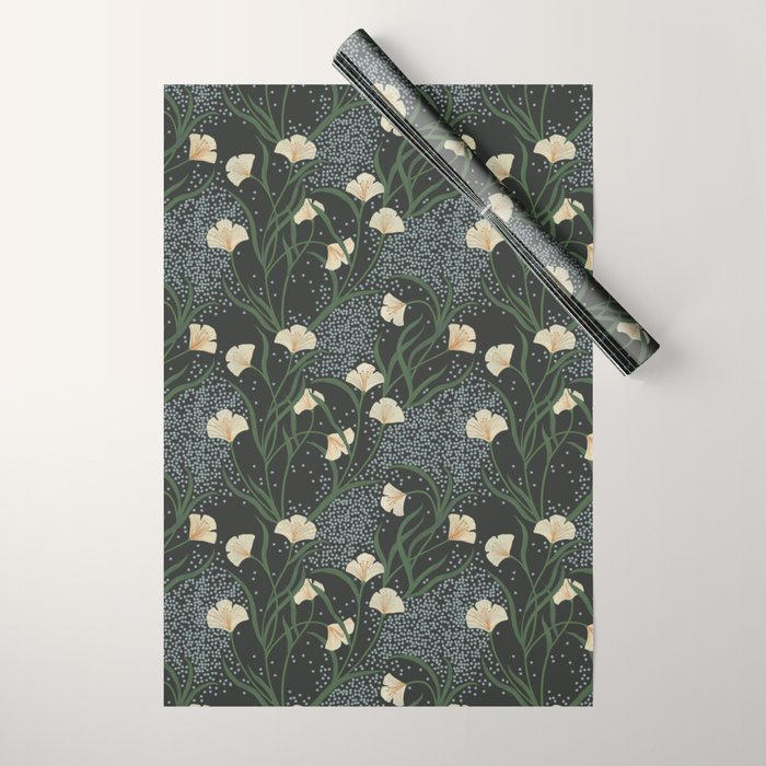 Lily Floral Wrapping Paper Gallery Image 1