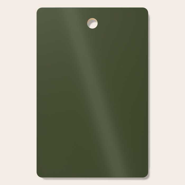 Moss Green Solid Color Cutting Board Gallery Image 1
