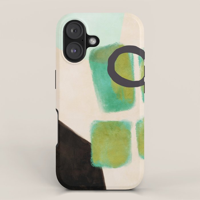 abstract organic shape pastel summer 1 iPhone Case Gallery Image 1