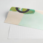 abstract organic shape pastel summer 1 Wrapping Paper Gallery Image 2