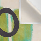 abstract organic shape pastel summer 1 Wall Tapestry Gallery Image 3