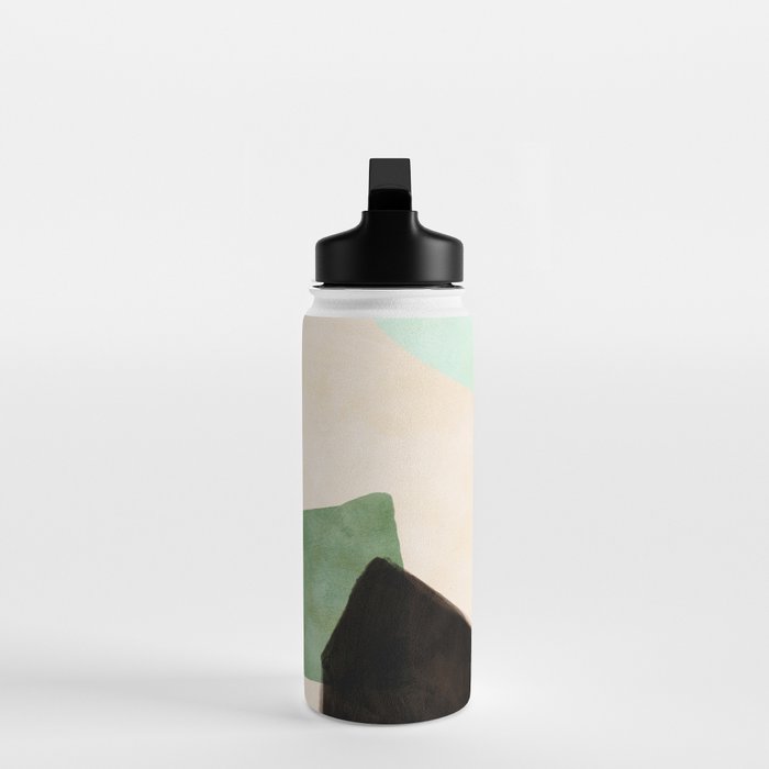 abstract organic shape pastel summer 1 Water Bottle Gallery Image 3
