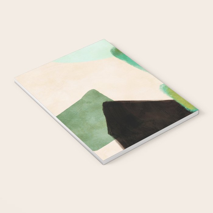 abstract organic shape pastel summer 1 Notebook Gallery Image 3