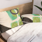 abstract organic shape pastel summer 1 Pillow Sham Gallery Image 2