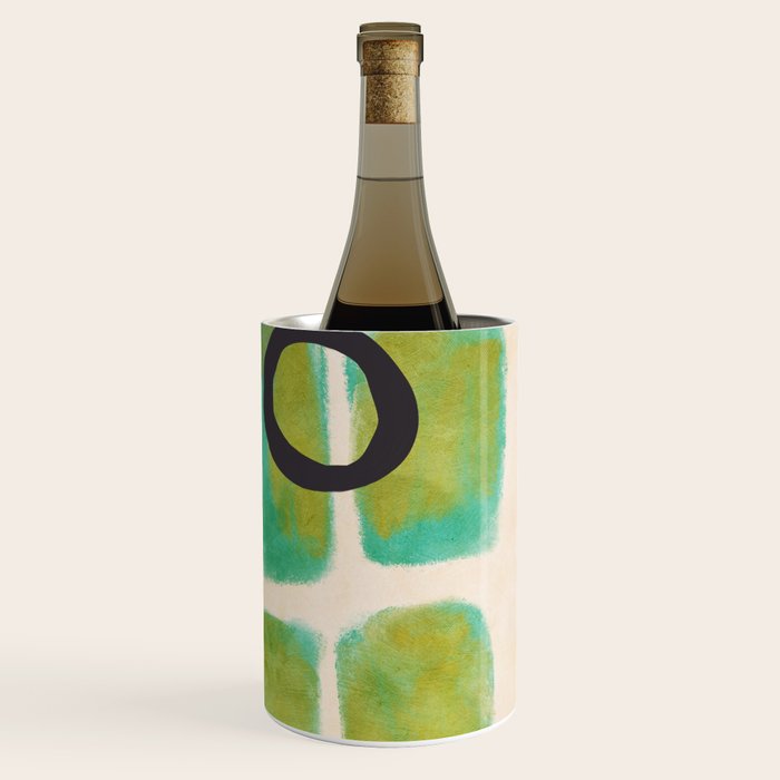 abstract organic shape pastel summer 1 Wine Chiller Gallery Image 3