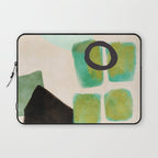 abstract organic shape pastel summer 1 Laptop Sleeve Gallery Image 1