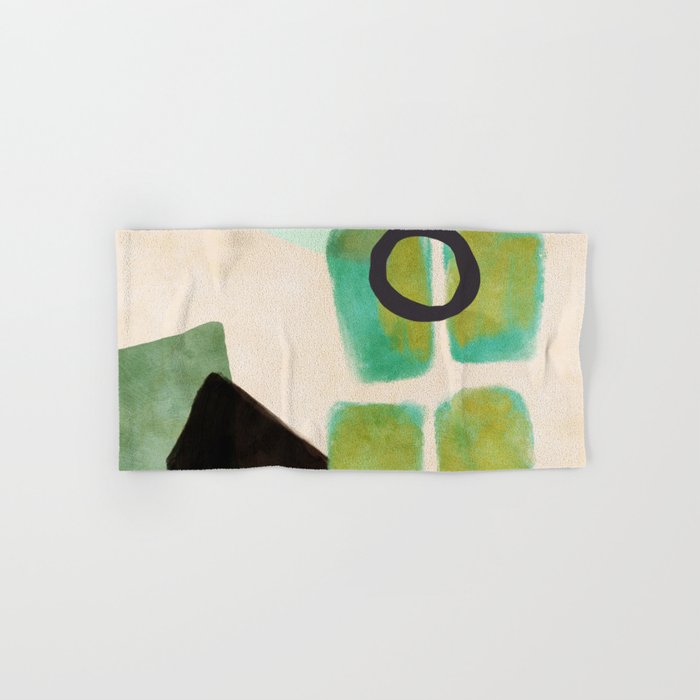 abstract organic shape pastel summer 1 Bath Towel Gallery Image 1