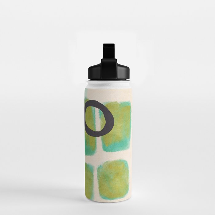 abstract organic shape pastel summer 1 Water Bottle Gallery Image 2