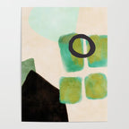 abstract organic shape pastel summer 1 Poster Gallery Image 4