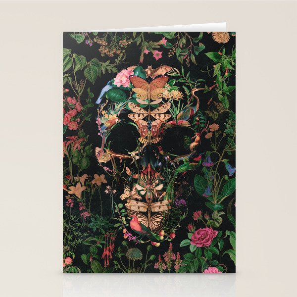 Papilion Skull Stationery Card Gallery Image 2