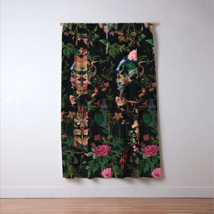 Papilion Skull Window Curtain Gallery Image 3