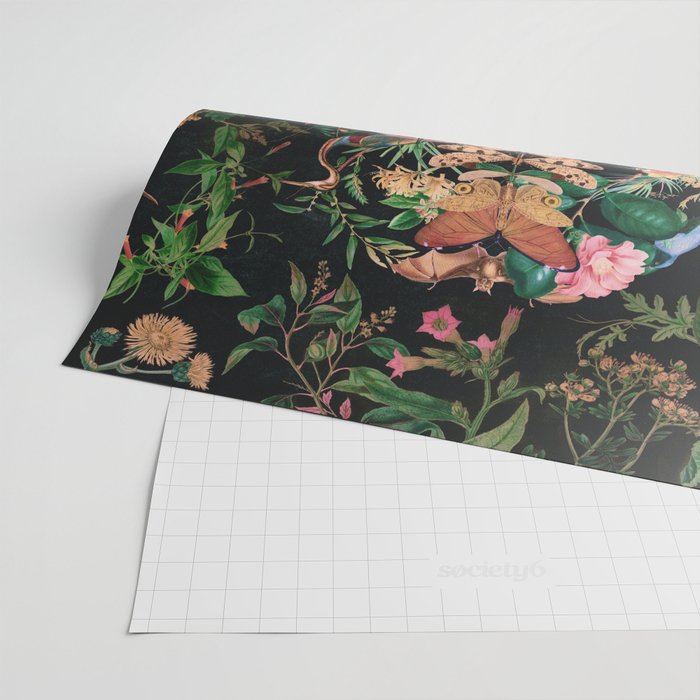 Papilion Skull Wrapping Paper Gallery Image 2
