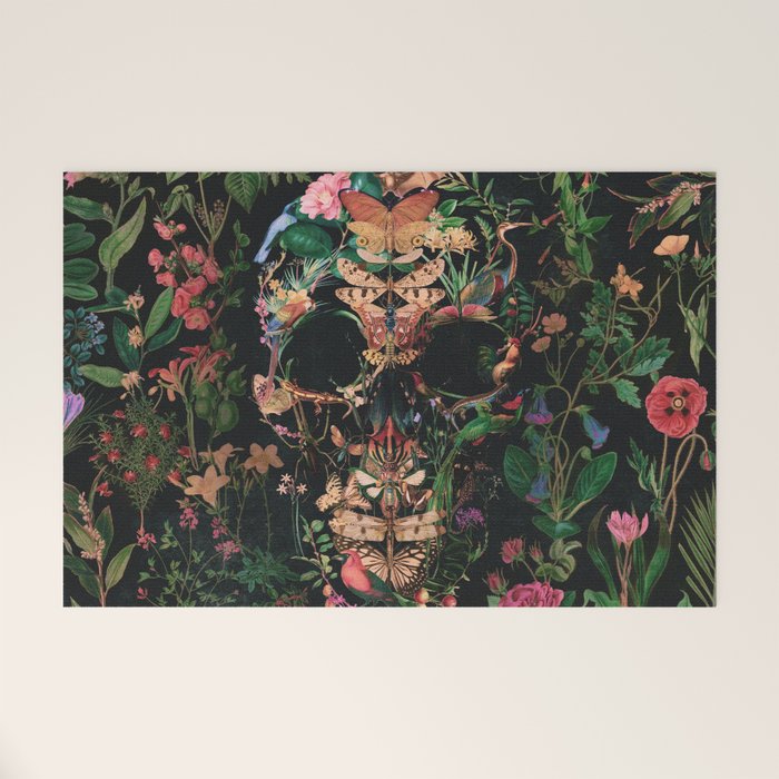 Papilion Skull Welcome Mat Gallery Image 1
