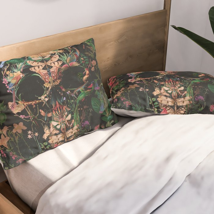 Papilion Skull Pillow Sham Gallery Image 2