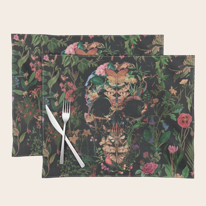Papilion Skull Placemat Gallery Image 1