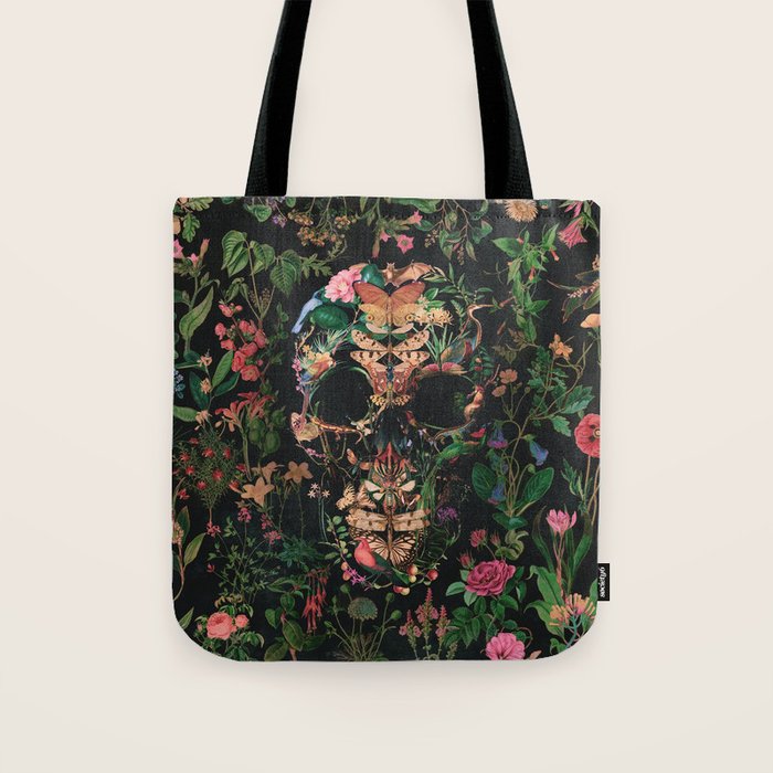 Papilion Skull Tote Bag Gallery Image 1