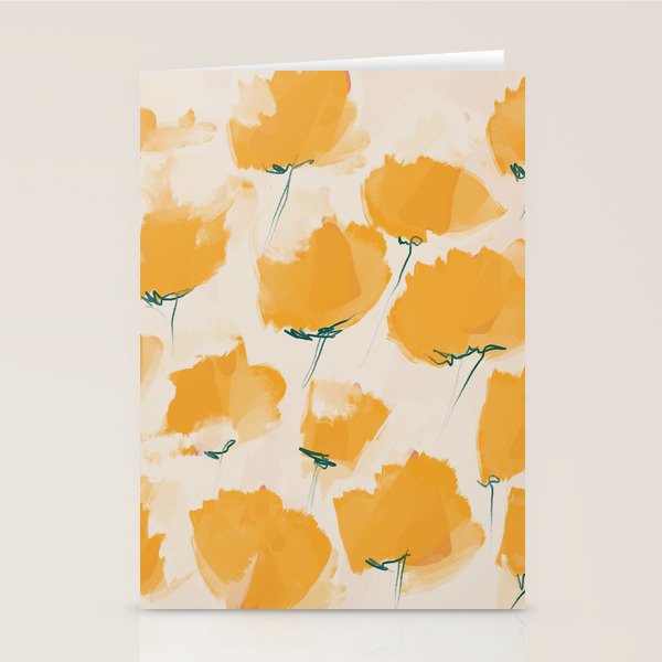 The Yellow Flowers Stationery Card Gallery Image 2