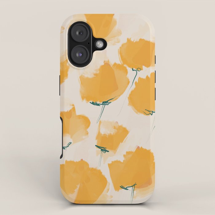 The Yellow Flowers iPhone Case Gallery Image 1