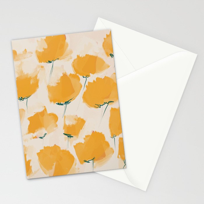 The Yellow Flowers Stationery Card Gallery Image 2