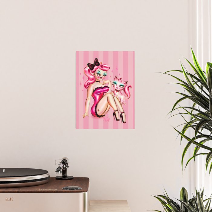 Smitten Kitten Pinup Doll Poster Gallery Image 2