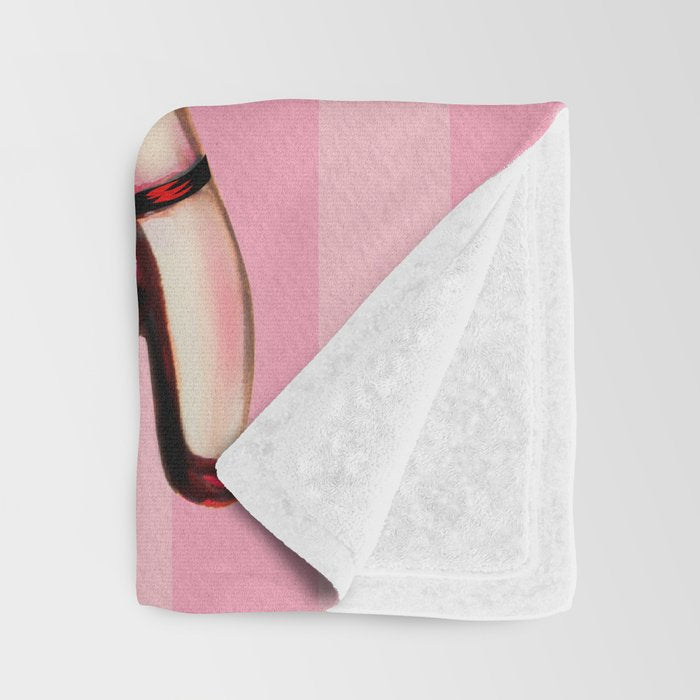 Smitten Kitten Pinup Doll Throw Blanket Gallery Image 3