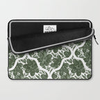 Green Petals Oasis Motif Laptop Sleeve Gallery Image 2