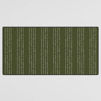Lines #5 (Olive Green) Desk Mat Gallery Image 3