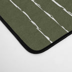 Lines #5 (Olive Green) Desk Mat Gallery Image 4