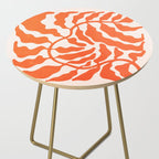 Funky Fern: Orange Peach Edition Side Table Gallery Image 2
