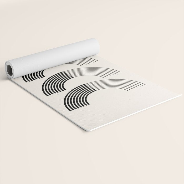 Black Rainbows Yoga Mat Gallery Image 2