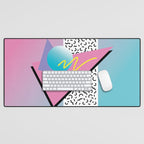 Memphis pattern 91 - 80s / 90s Retro Desk Mat Gallery Image 1