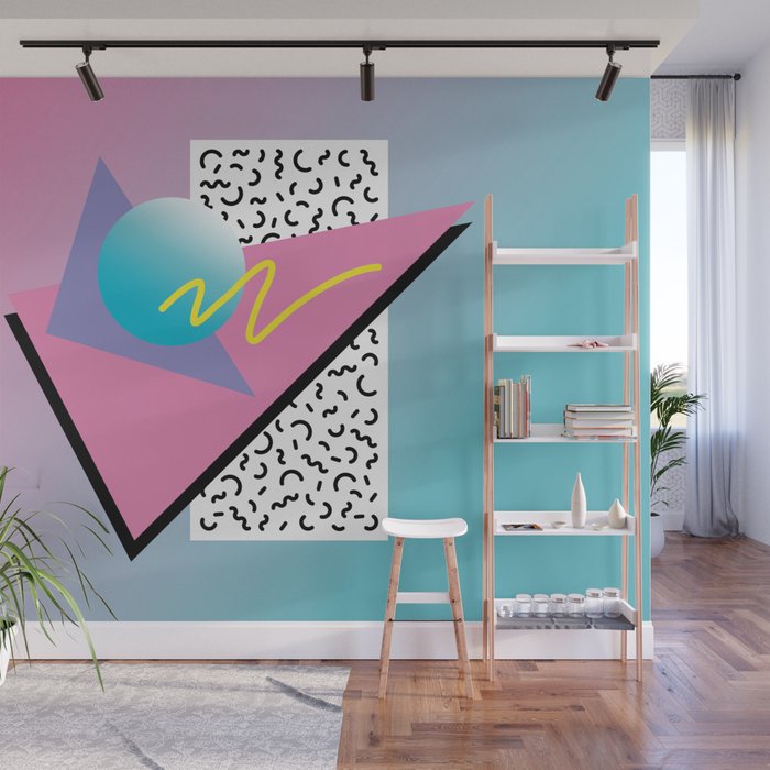 Memphis pattern 91 - 80s / 90s Retro Wall Mural Gallery Image 1