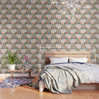 Quirky retro palm trees Wallpaper Gallery Image 3