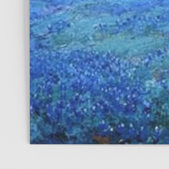 Bluebonnet Panoramic Landscape in Twilight painting by Robert Julian Onderdonk Poster Gallery Image 3