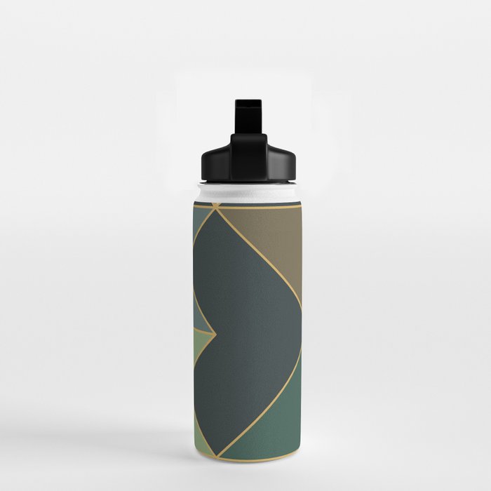 Deco Geometric 02 Water Bottle Gallery Image 2