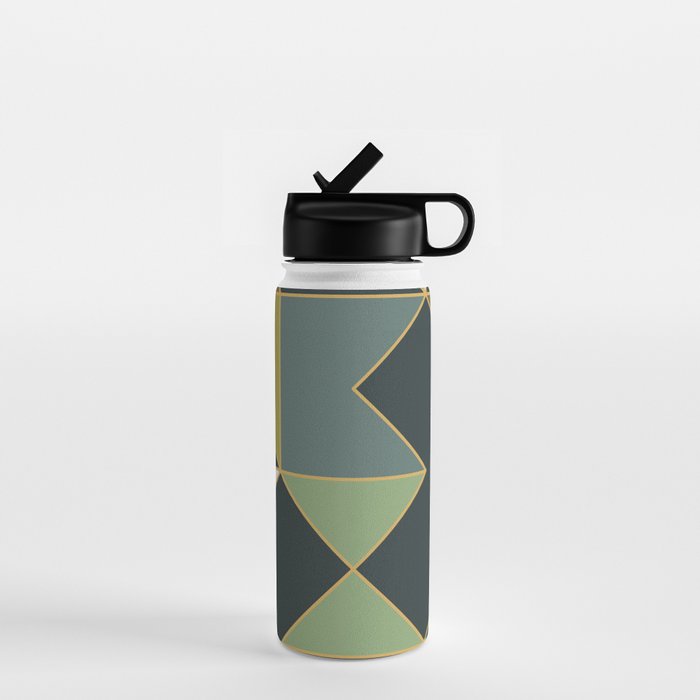 Deco Geometric 02 Water Bottle Gallery Image 1