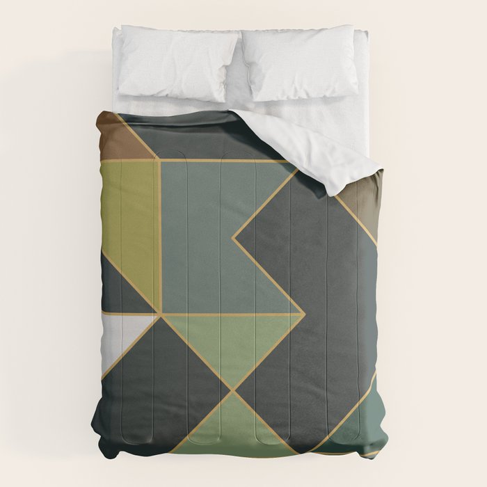 Deco Geometric 02 Comforter Gallery Image 6