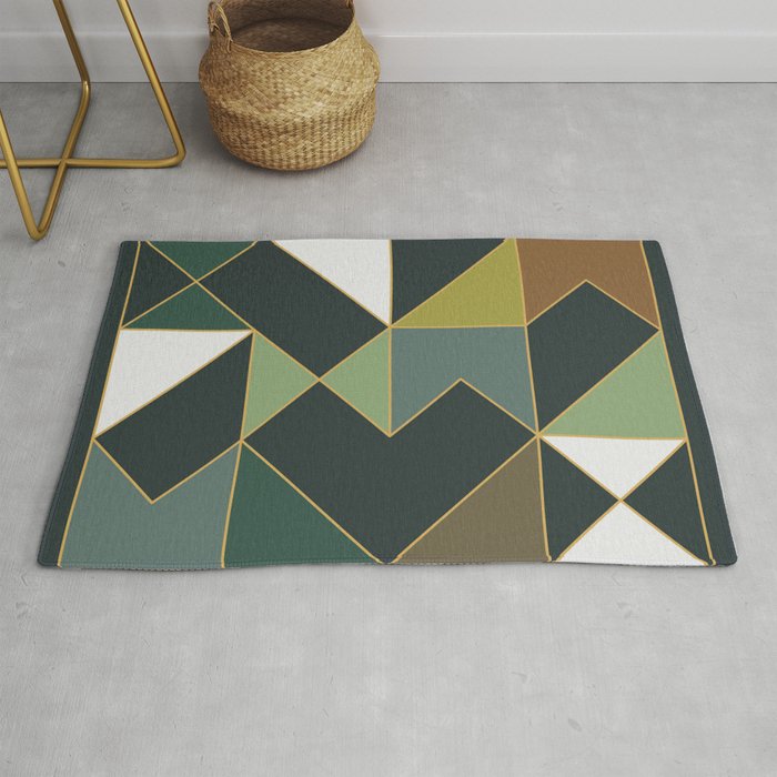 Deco Geometric 02 Rug Gallery Image 1