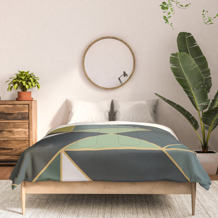 Deco Geometric 02 Comforter Gallery Image 3