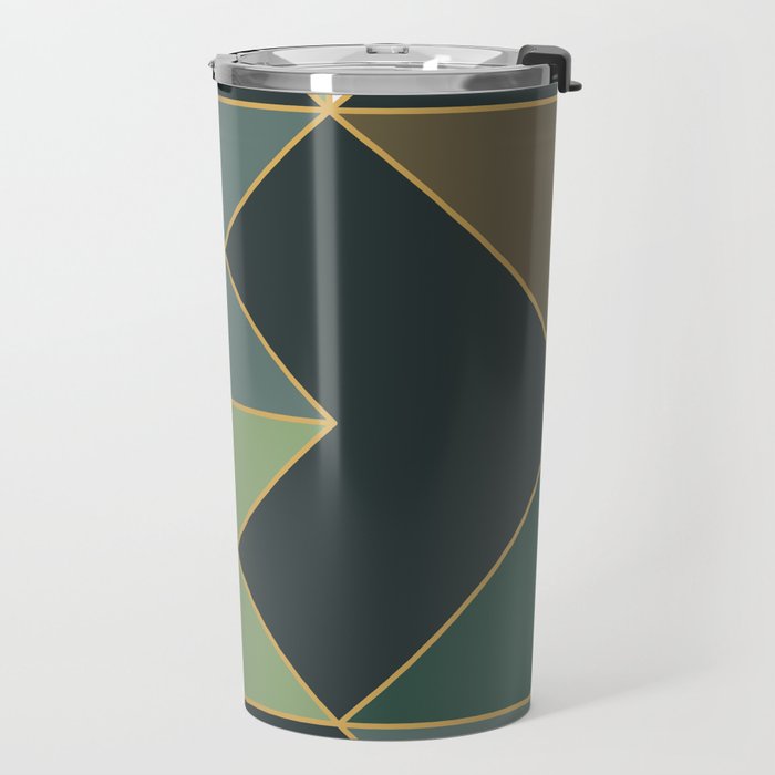 Deco Geometric 02 Travel Mug Gallery Image 2