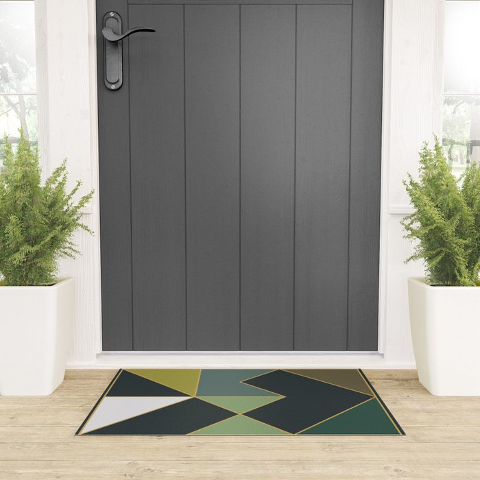 Deco Geometric 02 Welcome Mat Gallery Image 3