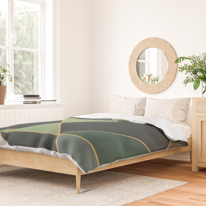 Deco Geometric 02 Duvet Cover Gallery Image 2