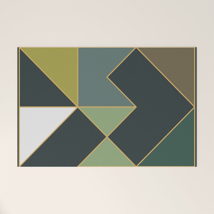 Deco Geometric 02 Welcome Mat Gallery Image 1