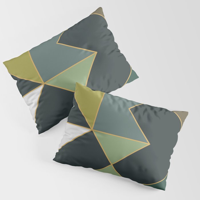 Deco Geometric 02 Pillow Sham Gallery Image 3