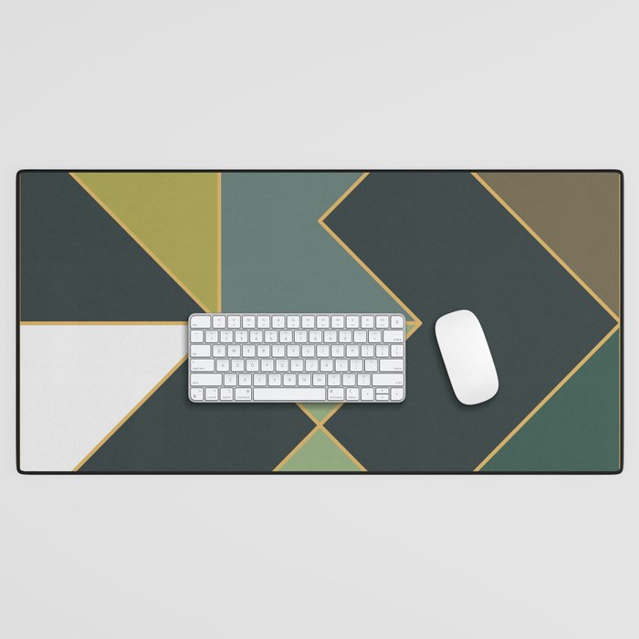 Deco Geometric 02 Desk Mat Gallery Image 1