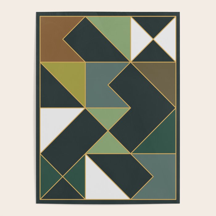 Deco Geometric 02 Poster Gallery Image 1