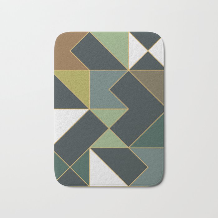 Deco Geometric 02 Bath Mat Gallery Image 1