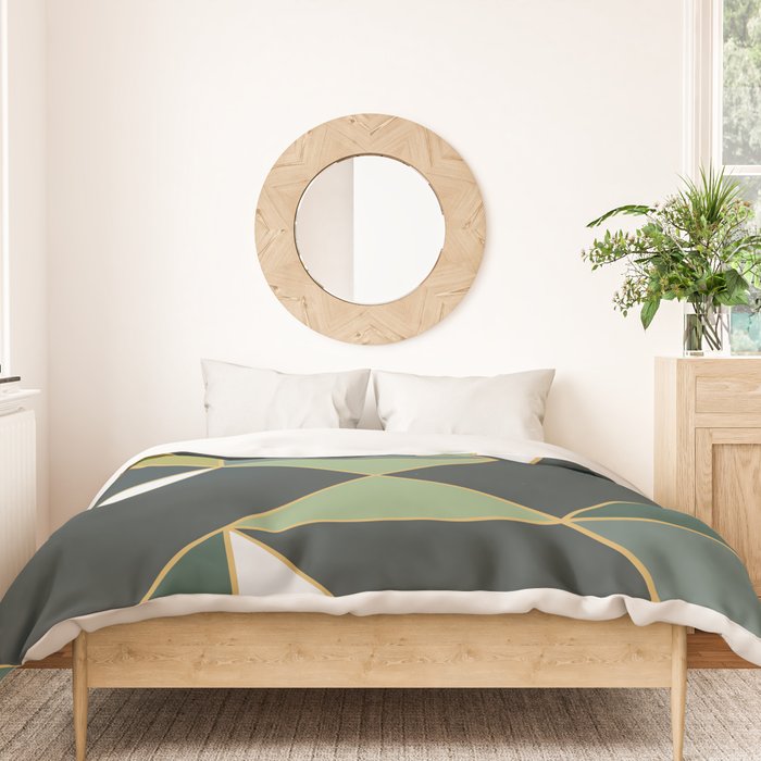 Deco Geometric 02 Duvet Cover Gallery Image 3