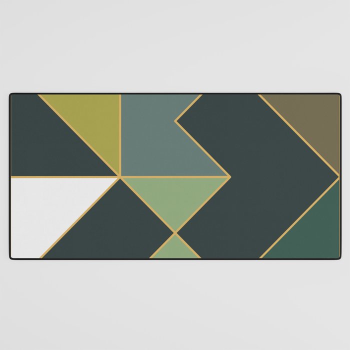 Deco Geometric 02 Desk Mat Gallery Image 3