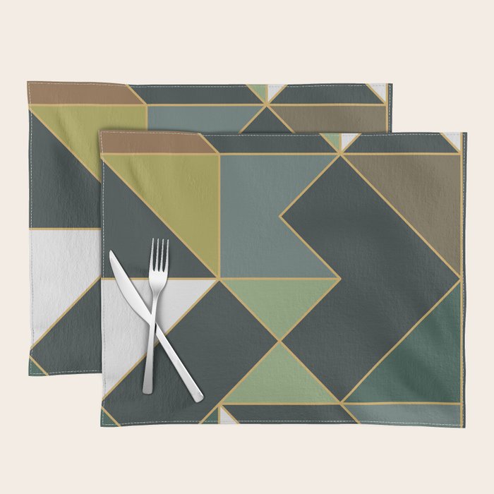 Deco Geometric 02 Placemat Gallery Image 1